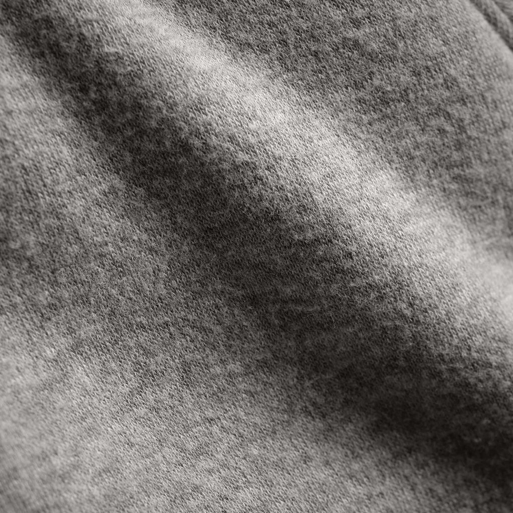 James Perse MVNS3720 Hooded Sweatshirt Heather Grey Cotton Fleece